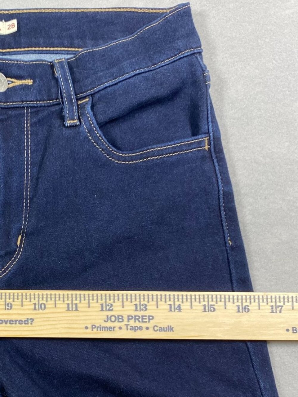Levi's 720 High Rise Super Skinny Jeans Dark Wash 52797-0015 Womens Size 28x30 - Picture 14 of 15